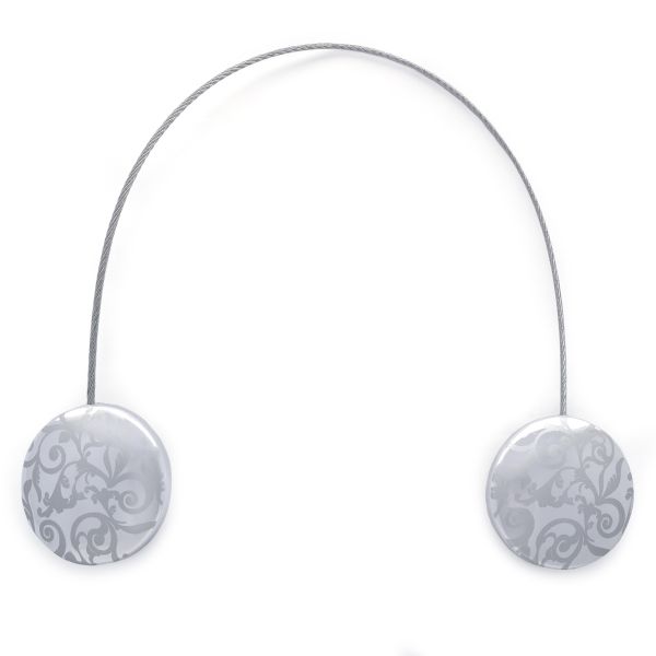 Клипсы для штор магнитные с тросом, 30см ⌀45, 1У