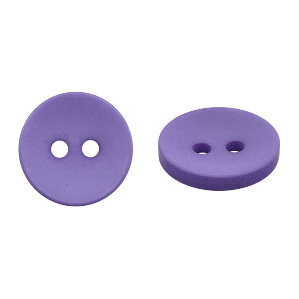 Пуговица 2 прокола 24L=15 мм, Purple1, фиолетовый 1, NE188, 36 шт