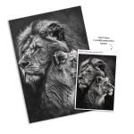 Пазл 500 элементов, Лев и львица, Фрея PZL-500/60