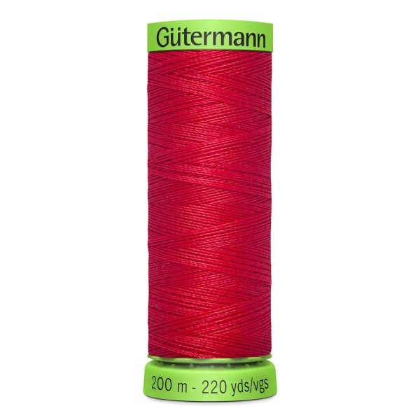 Нитки для тонких тканей Gutermann Extra Fine 150, 200м, 156 красный, 5 катушек