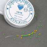 Нитки силиконовые ТВ 0215-1012 0,6мм цв.прозрачный 10х30м