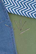 Иглы для швейных машин для джинсы 130/705 H, №130, 5 игл, М, Gamma NJ №130