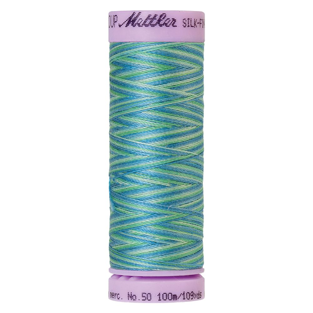 Нитки хлопковые отделочные Mettler Silk-Finish multi Cotton 50, 100 м, 9814, 5 катушек