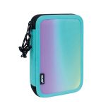 Пенал на молнии двухярусный с наполнением 19,5*13*5 см, 081264SN1GR, Milan 081264SN1GR