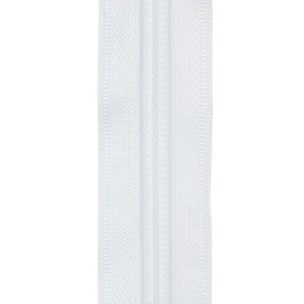 Молния рулонная спираль (витая) Т7 (7 мм) / 100 метров, 101 белый, Gamma