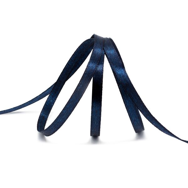 Лента атласная 1-сторонняя 6.0 мм / 22.86±1 метров, 159 индиго, Globus