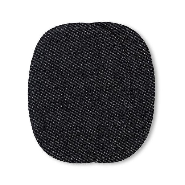 Заплатка пришивная деним, 2 шт, черная, Prym 929302