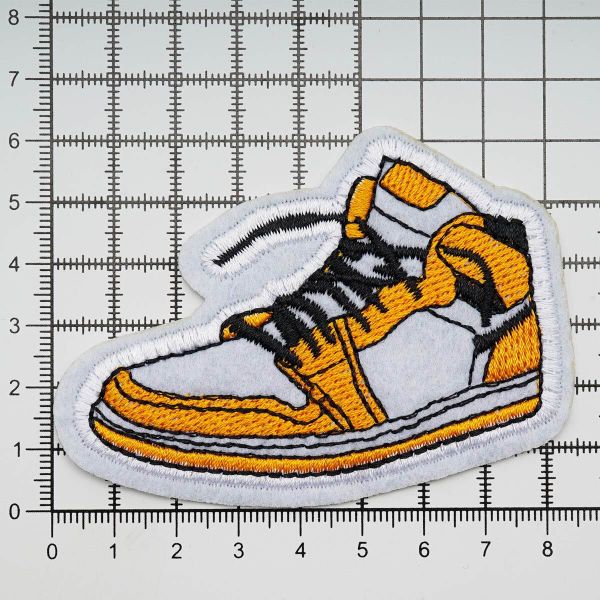 Термоаппликация КРОСЫ 80х60мм (Orange (оранжевый)), 2 шт, LA581