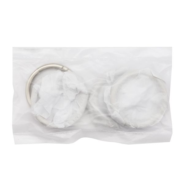 Кольцо разъемное металл на винтах 40 мм (50 мм внешн.), никель, 4 шт, BIG