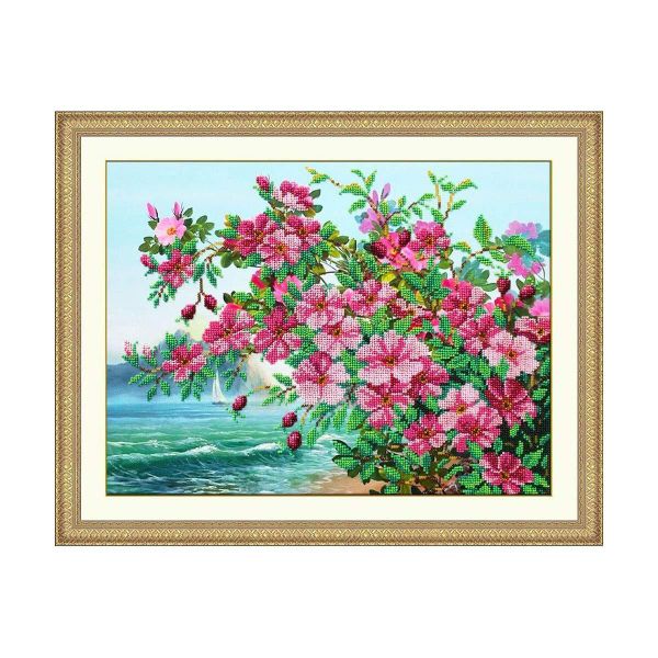 Набор для вышивания бисером Паутинка, В ожидании38х28 см