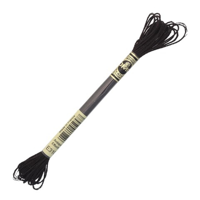 Мулине DMC 317, 8 м, мет. (E310), 6 мотков по 8 метров