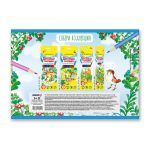 Альбом для рисования 100 г/м², A4 29х20.5 см, 12 л. на скобе, 10 шт, Весёлые картинки 000644, Светоч 12АЛСК4_1_3_9