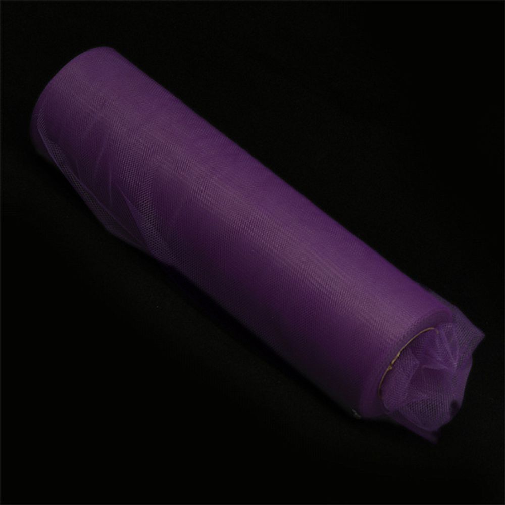 Фатин средней жесткости в шпульке 150 мм, цв.15 т.фиолетовый, 22.86м