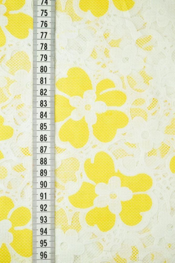 Ткань кружевная 65% полиэстер, 35% хлопок [261560-3], 10 метров, 261560-3