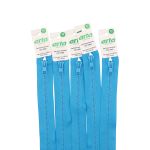 Молния трактор Arta Т6 (6 мм) 1 зам., разъем., 50 см, цв. 225 голубая бирюза, 5 шт