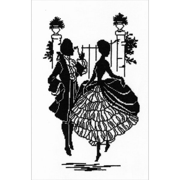 Набор для вышивания нитками Нитекс, В парке 21х31 см