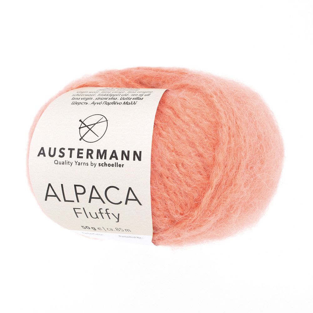 Пряжа Austermann (Аустерманн) Alpaca Fluffy / уп.10 мот. по 50 г, 85 м, 12012