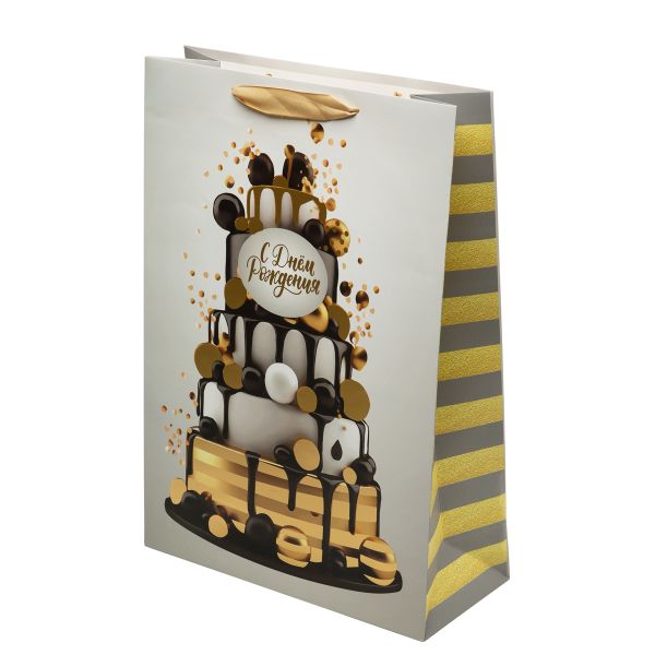 Пакет подарочный 210 г/м², 30х42х12 см, 12 шт, 03, Stilerra ABYL