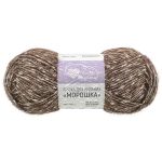 Пряжа Люблю вязать Морошка / уп.3 мот. по 100 г, 175 м, 888 коричневый