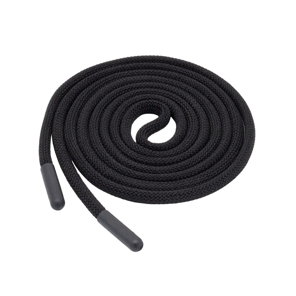 Шнурок декоративный круглый ⌀5.0 мм / 135см, 1 шт, 13 черный, 3AR2808