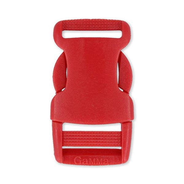 Фастекс (пряжка трезубец) пластик 19 мм, 10 шт, 519 красный, Gamma SB04