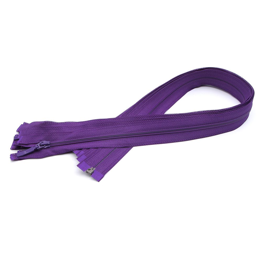 Молния спираль (витая) Arta Т5 (5 мм) 1 зам., разъем., 80 см, цв. 865 яр.фиолетовый, уп.5 шт