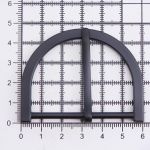 Пряжка ременная металл 50.0 мм металл, матовый черный, MB-185