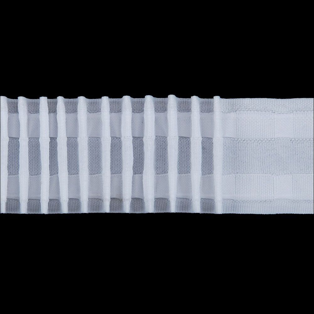 Лента (тесьма) шторная: сборка параллельная (1:2) 45 мм / 100 метров