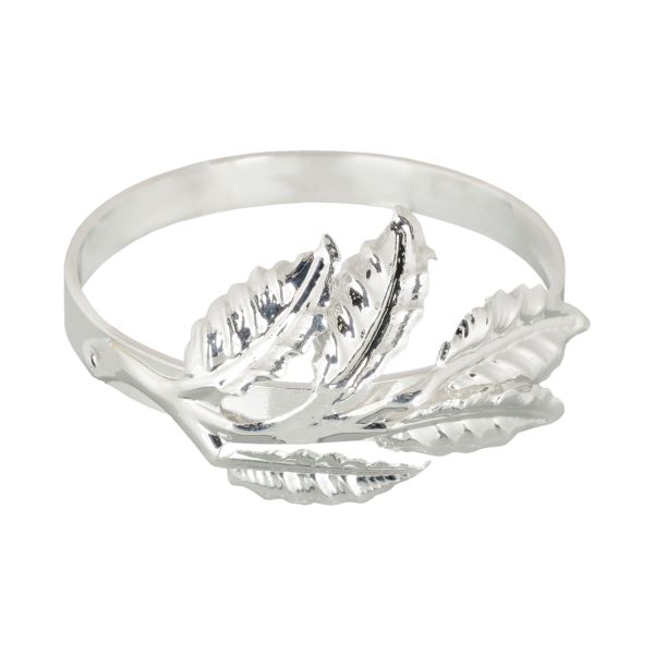 Кольцо декоративное для салфеток ⌀4 см, h4 см, №02 ветка/серебро, Stilerra PFH-049