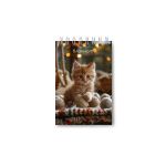 Блокнот на гребне A7 (70х100 мм) 40 л. 12 шт, клетка, Пушистые лапки 01197, Светоч Б114