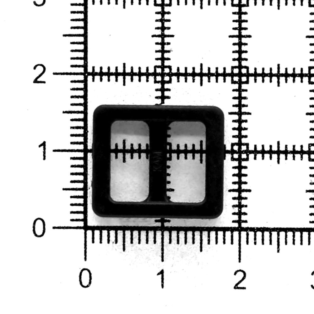 Пряжка-рамка 10 мм, черный, 200 шт