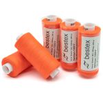 Нитки швейные бытовые Bestex 40/2, 365 м (400 ярд) / 10 кат., 400 алый неон