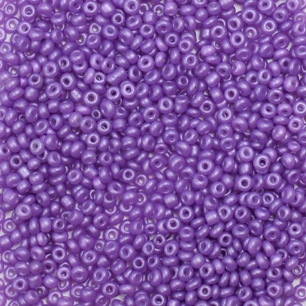 Бисер Astra&Craft 11/0 (2.1 мм), 200 г (10х20 г), цв. 906 сиреневый/непрозрачный, матовый