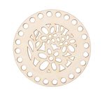 Заготовка из фанеры Панно с перфорацией Резное, ⌀12 смх0.4 см, Mr.Carving БА-28