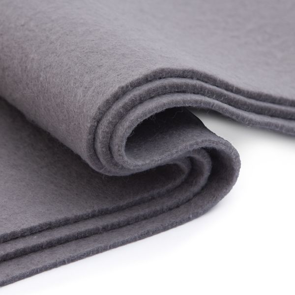 Фетр листовой мягкий 3.0 мм, 400гр, 20х30см, 3 штук Astra&Craft (AF897/YF694 серый)