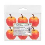 Декоративные элементы для флористики 3 см, 6х6 шт, 02 деревенское яблоко, Blumentag RDF-04
