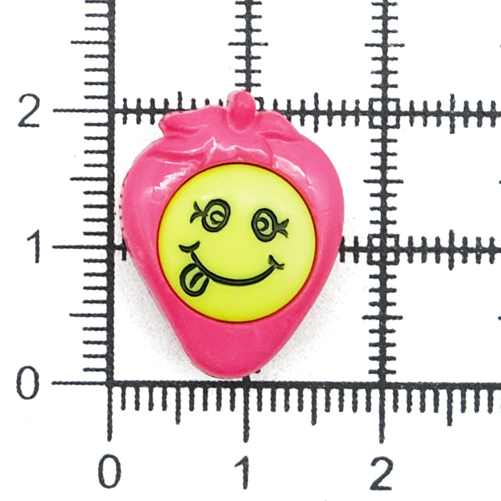 Украшения декоративные пуговицы Смешная ягода, 48268 21мм 36 шт, 516/535