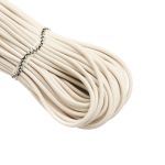 Резинка шляпная (шнур эластичный) ⌀3.0 мм / 30 метров, св.бежевый
