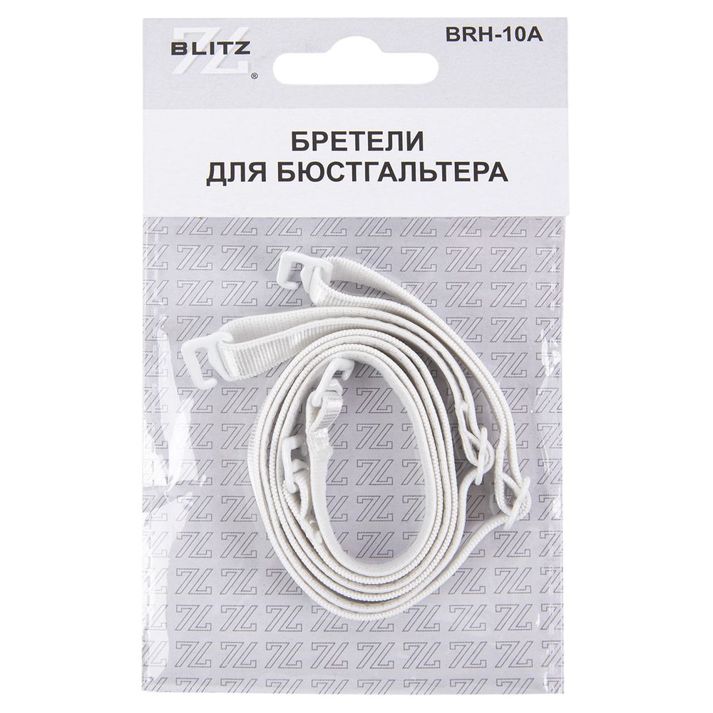 Бретели для бюстгальтера 10 мм, 5 пар, 01 белый, Blitz BRH-10A