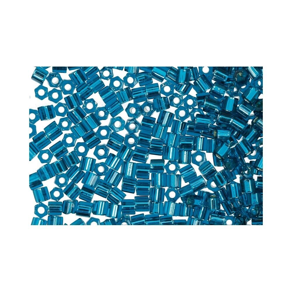 Бисер Toho 11/0 Hexagon 3 (2.2 мм), 500 г, 0027BD морская волна