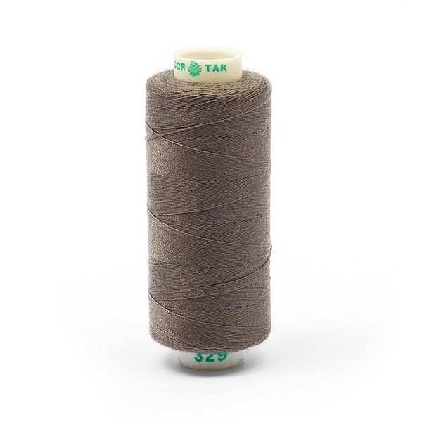 Нитки швейные бытовые Dor Tak 40/2, 366 м / 10 кат., 329 серый