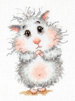 Набор для вышивания нитками Чудесная игла, Купи хомячка!, 9х13 см
