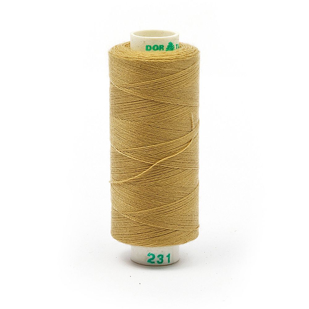 Нитки швейные бытовые Dor Tak 40/2, 366 м / 10 кат., 231 бежевый