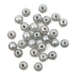 Бусины пластик (жемчуг) ⌀6 мм, 25 г, Astra&Craft, 031 NL серый