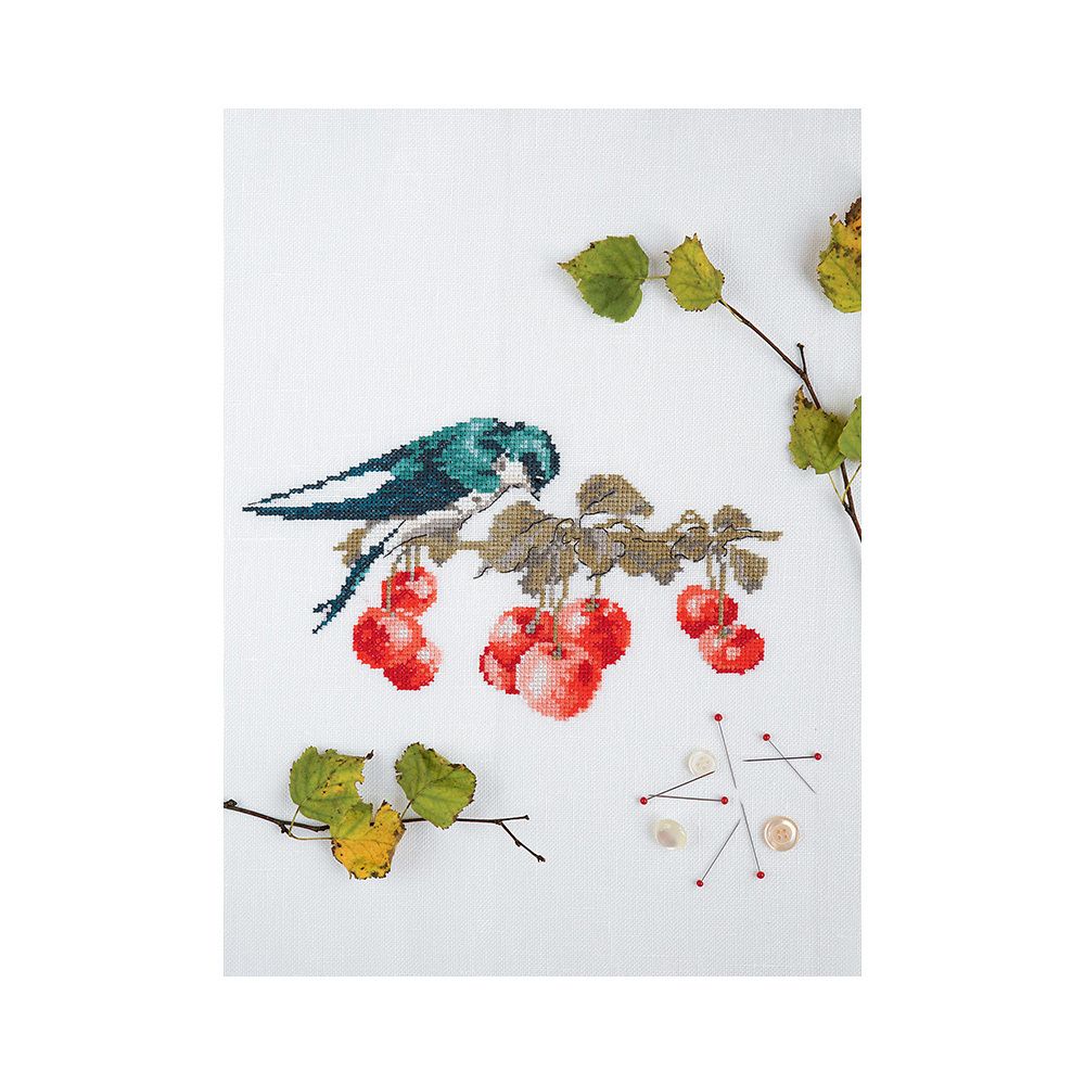 Книга. Французская вышивка крестом. Великолепные Цветы и Птицы Элен ле Берр. 978-5-00141-248-9 99906505