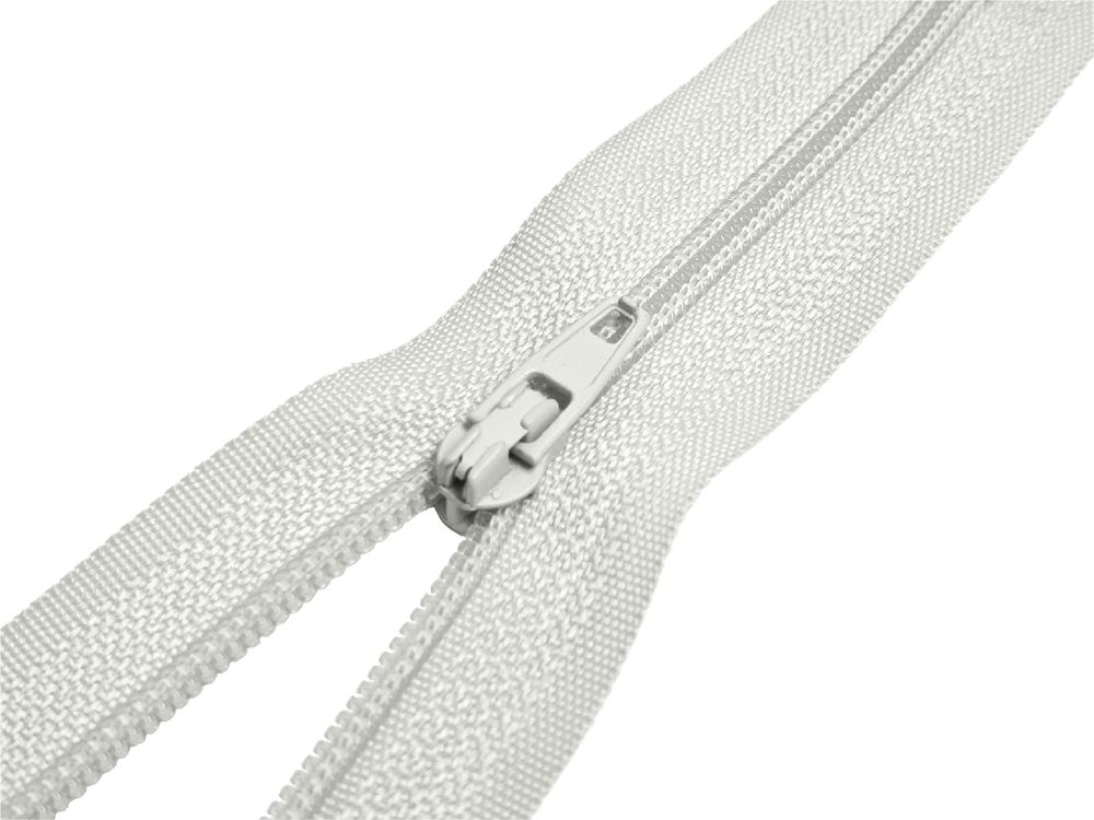 Молния спираль (витая) (цв.SBS) брючная Т3 (3 мм) 1 зам., н/раз., 20 см, автомат, S-316 светло-серый, уп.5000 шт
