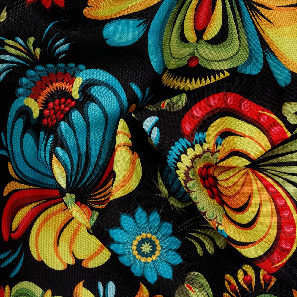 Габардин 140 г/м², 150 см / 1 метр, T.4000.17.1, цв.черный