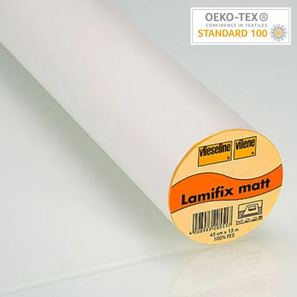 Флизелин для ламинирования матовый 93 г/м², 45 см / рул. 15 метров, прозрачный, Freudenberg Lamifix