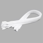 Молния спираль (витая) Arta Т5 (5 мм) 1 зам., разъем., 60 см, цв. 501 белый, уп.5 шт