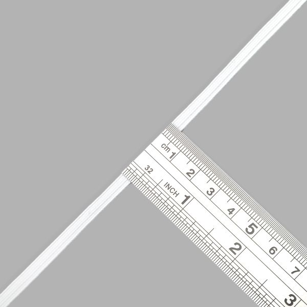 Резинка бельевая (стандартная) 5.0 мм / 100 метров, белый